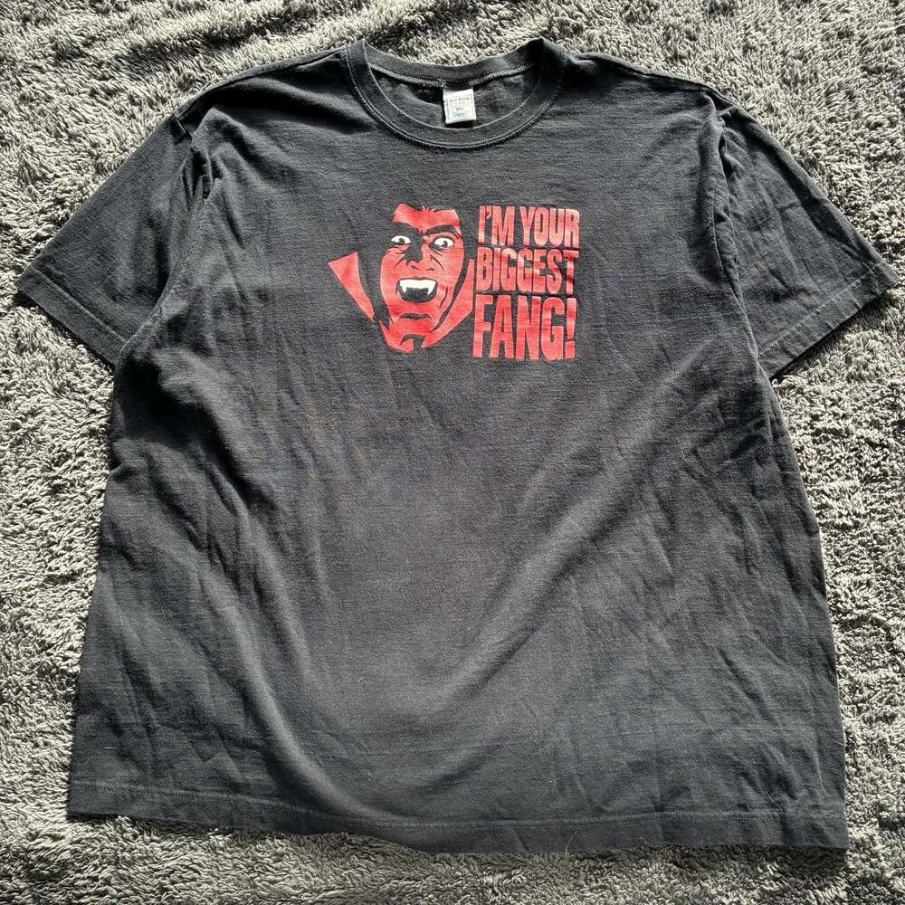 Old Navy 'I'm Your Biggest Fang!' Vampire Graphic T-Shirt - Picture 1 of 5